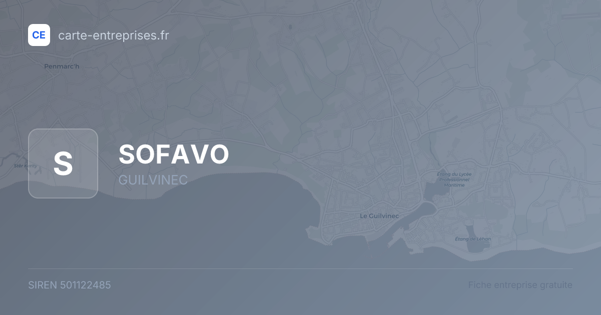 SOFAVO — 501122485 — fiche entreprise