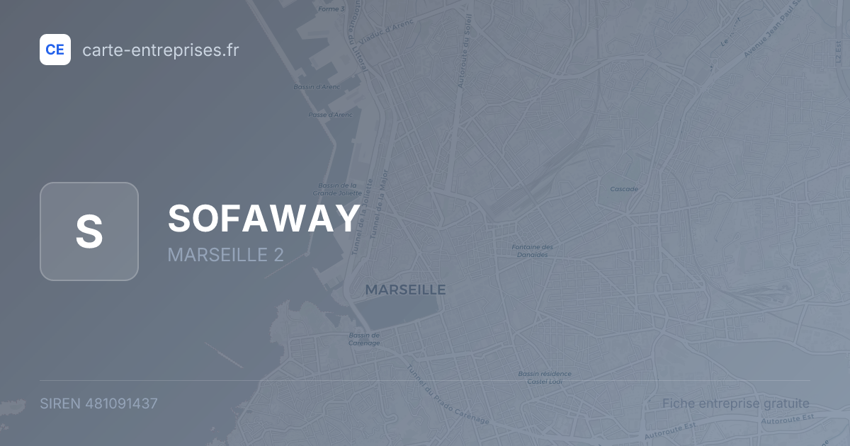 SOFAWAY — 481091437 — fiche entreprise