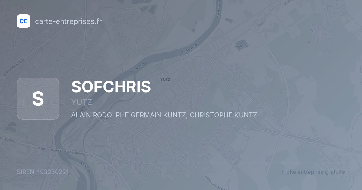 SOFCHRIS — 493230221 — fiche entreprise