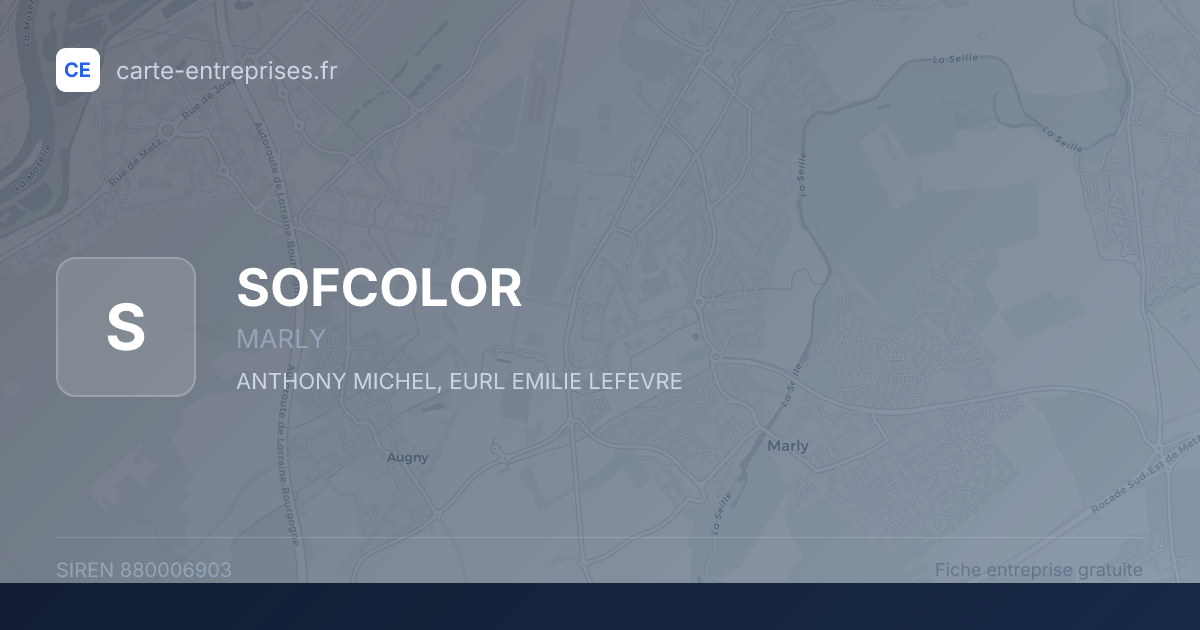 SOFCOLOR — 880006903 — fiche entreprise