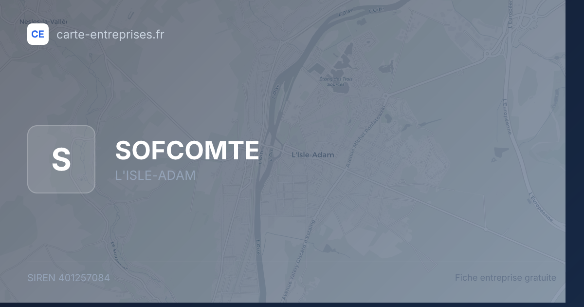 SOFCOMTE — 401257084 — fiche entreprise