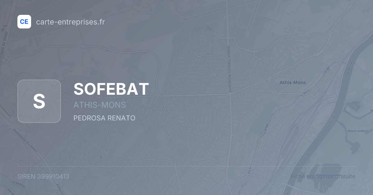 SOFEBAT — 399910413 — fiche entreprise