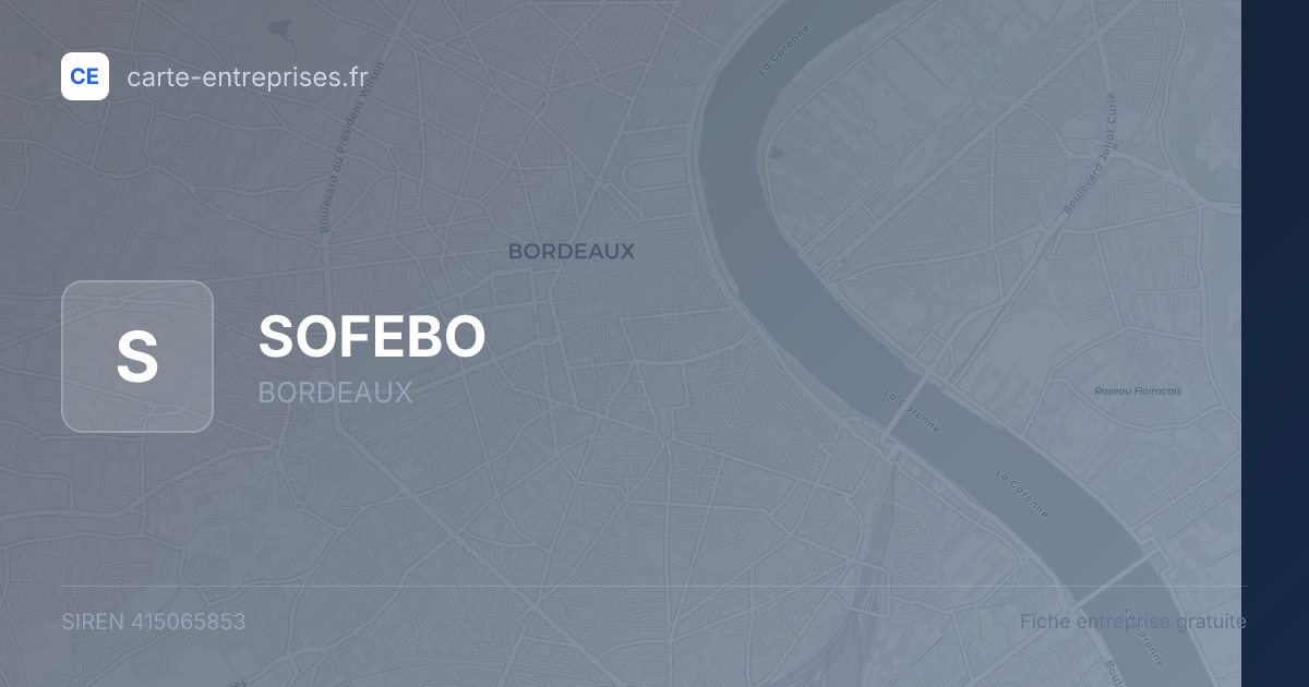 SOFEBO — 415065853 — fiche entreprise