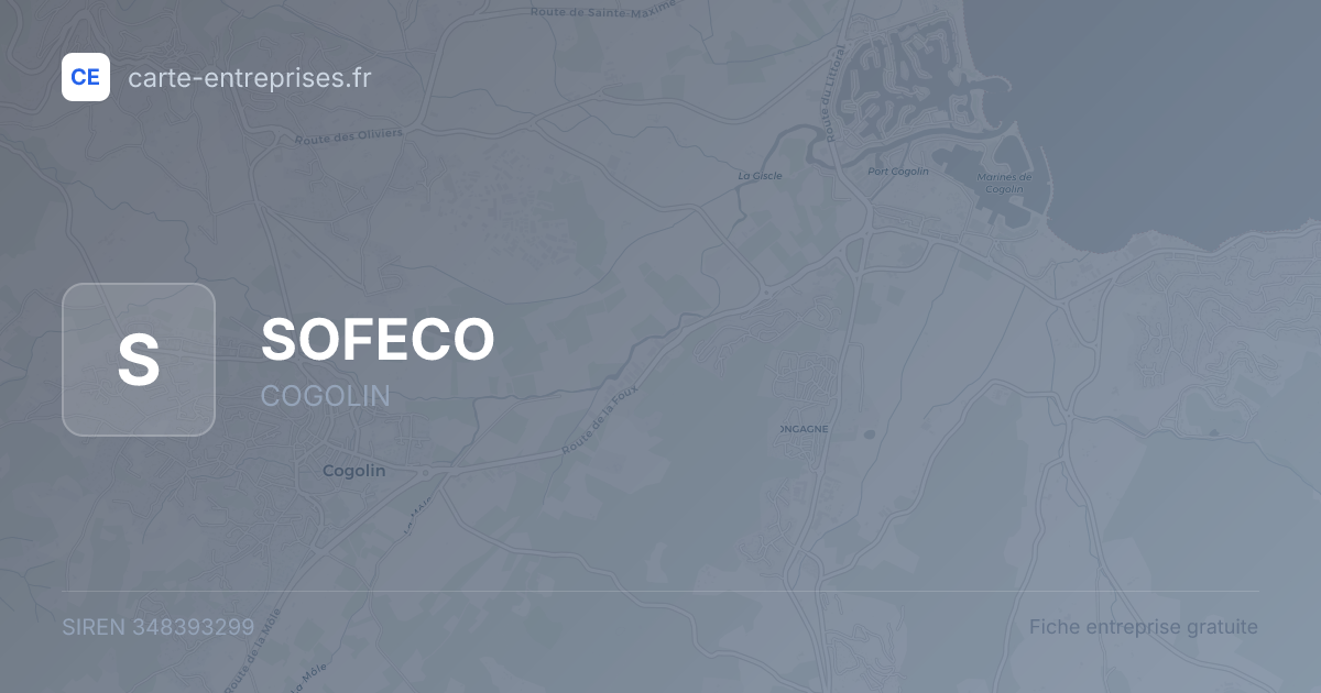 SOFECO — 348393299 — fiche entreprise