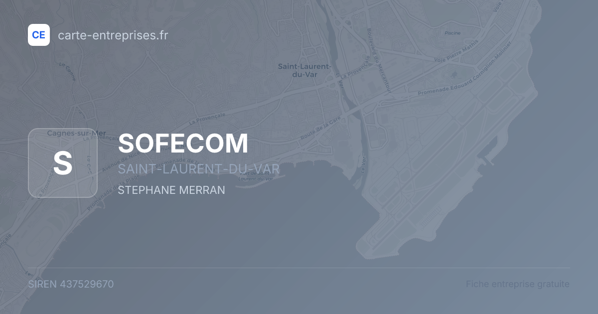 SOFECOM — 437529670 — fiche entreprise