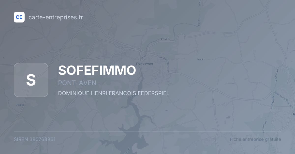 SOFEFIMMO — 380768861 — fiche entreprise