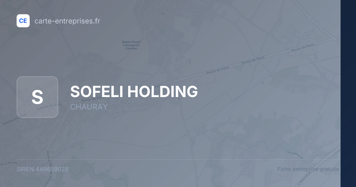 SOFELI HOLDING — 449659028 — fiche entreprise