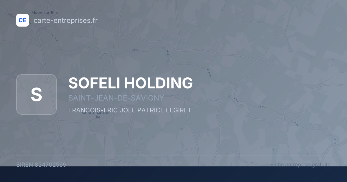 SOFELI HOLDING — 834702599 — fiche entreprise