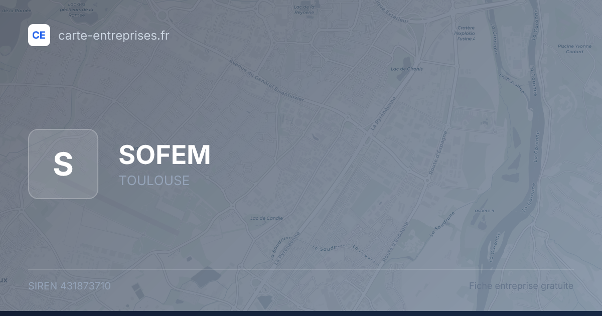 SOFEM — 431873710 — fiche entreprise