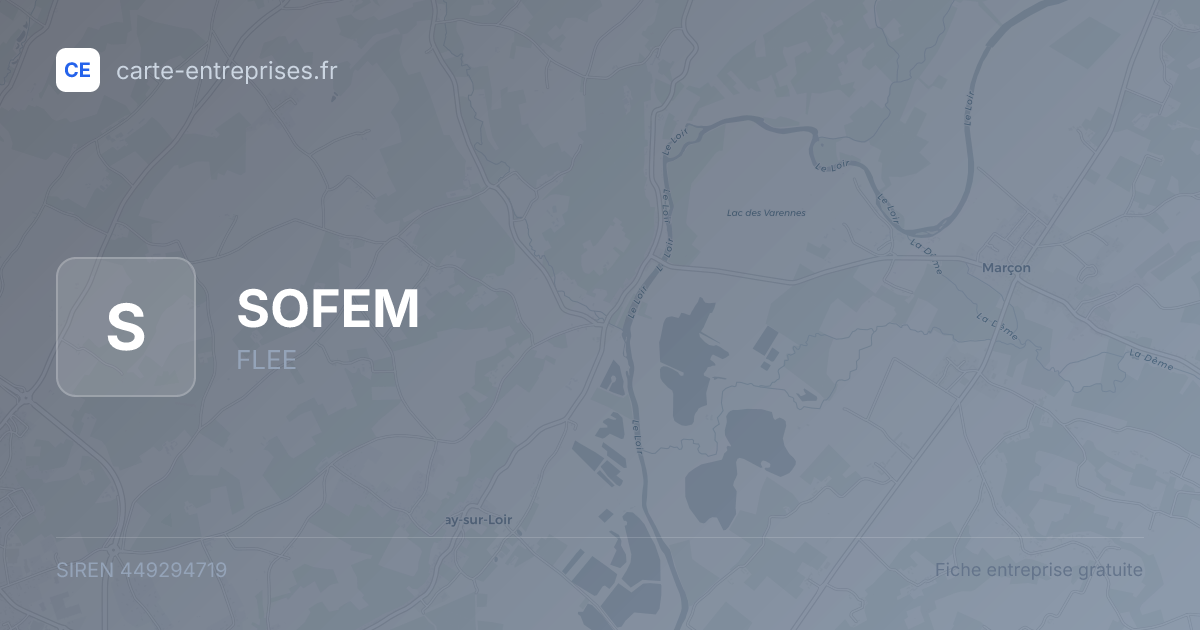 SOFEM — 449294719 — fiche entreprise