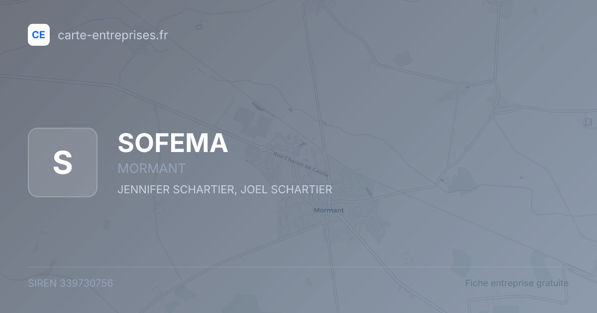 SOFEMA — 339730756 — fiche entreprise