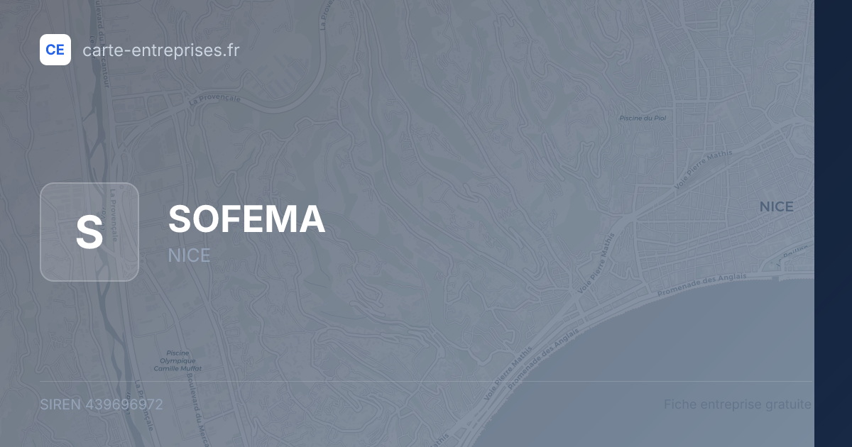 SOFEMA — 439696972 — fiche entreprise