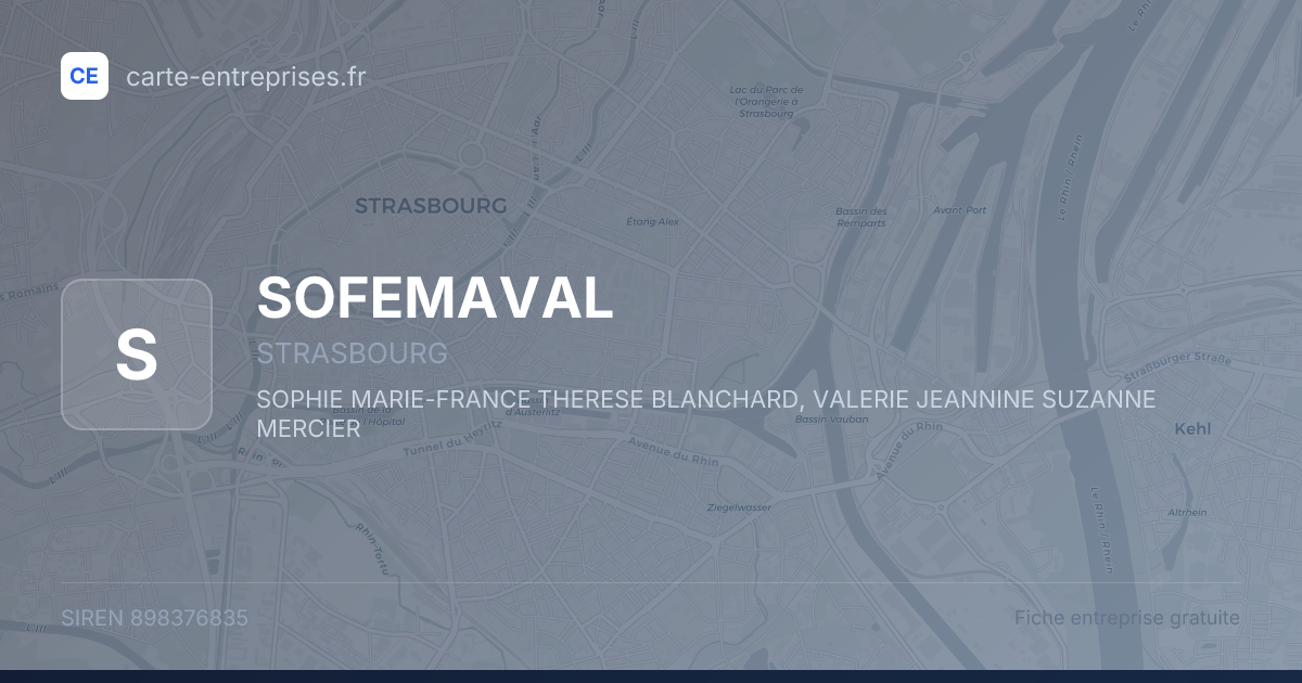 SOFEMAVAL — 898376835 — fiche entreprise