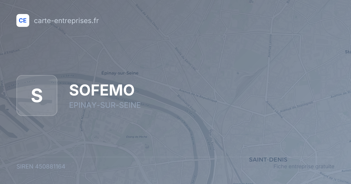 SOFEMO — 450881164 — fiche entreprise