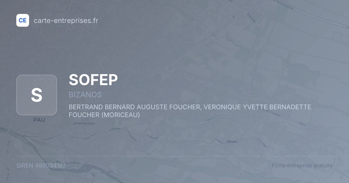 SOFEP — 499034197 — fiche entreprise