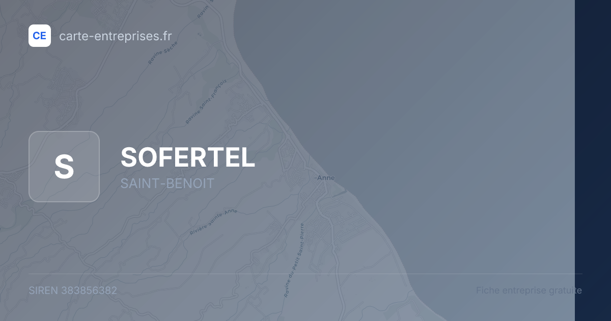 SOFERTEL — 383856382 — fiche entreprise