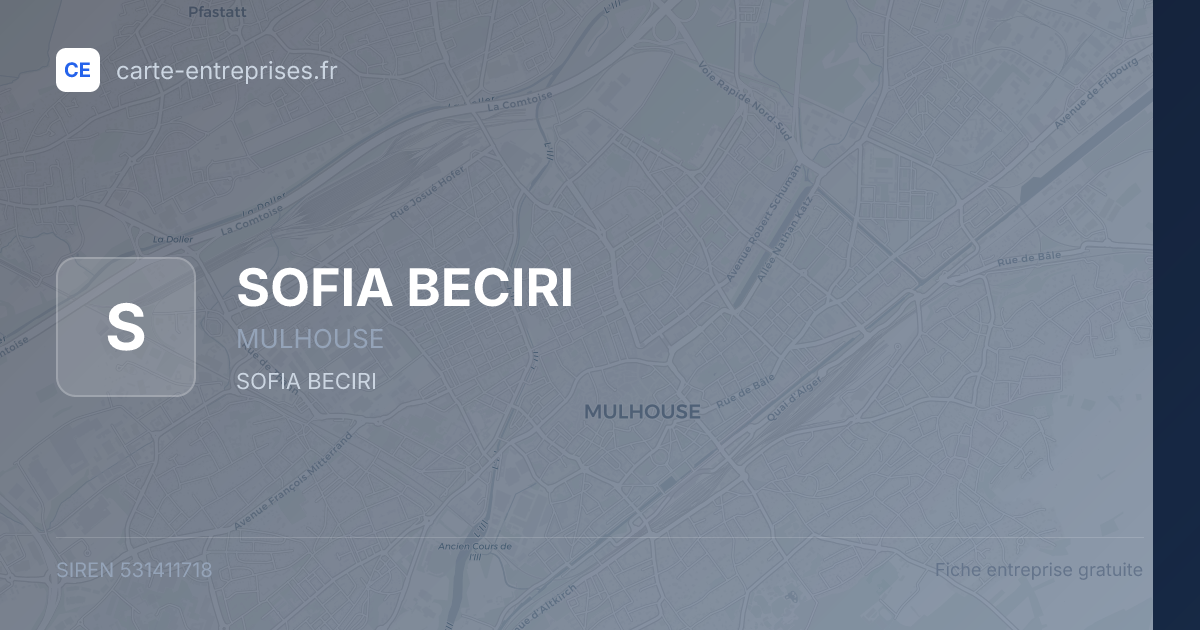 SOFIA BECIRI — 531411718 — fiche entreprise