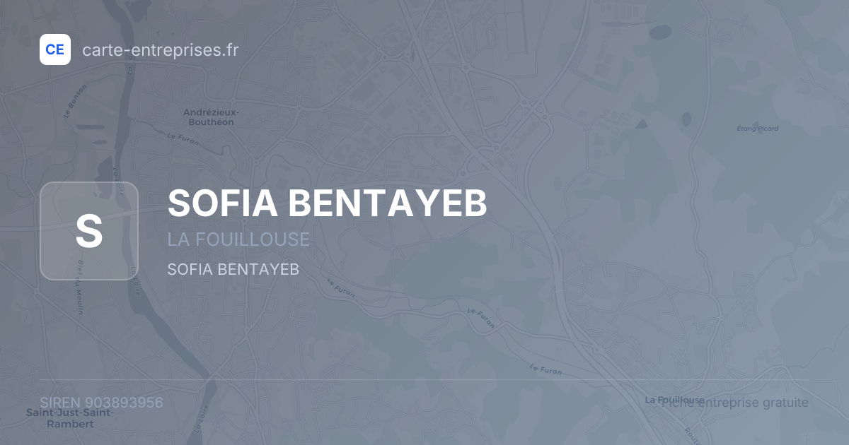 SOFIA BENTAYEB — 903893956 — fiche entreprise