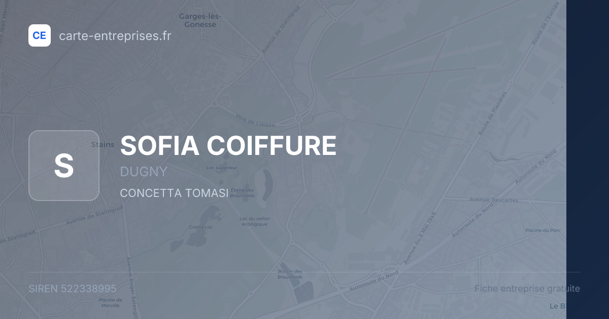 SOFIA COIFFURE — 522338995 — fiche entreprise