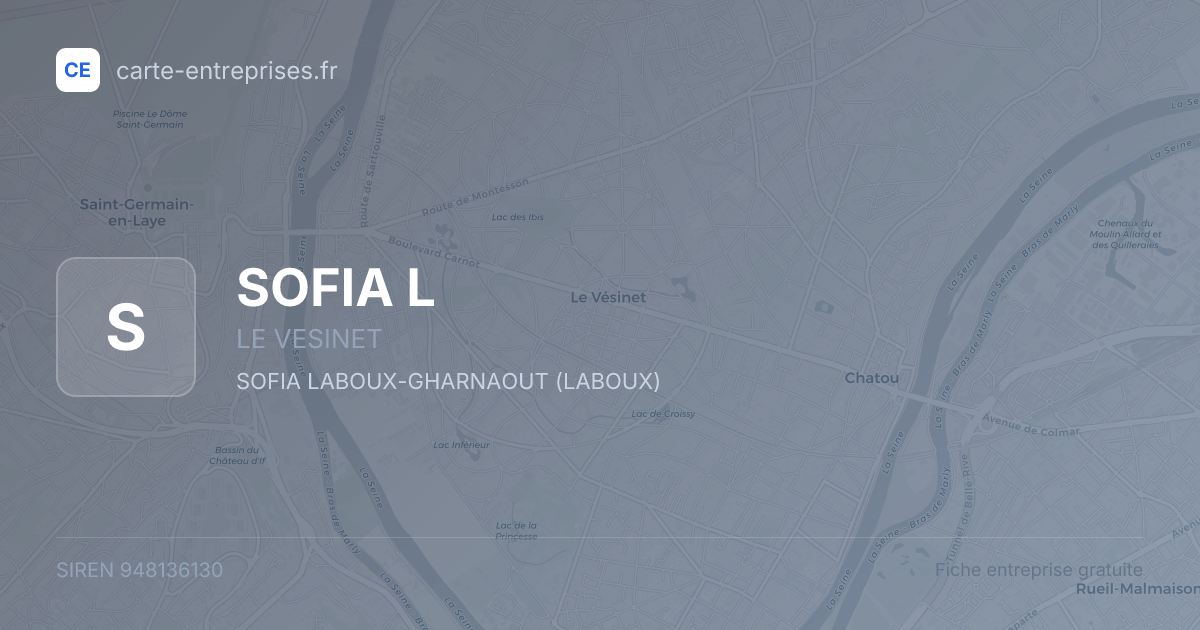 SOFIA L — 948136130 — fiche entreprise