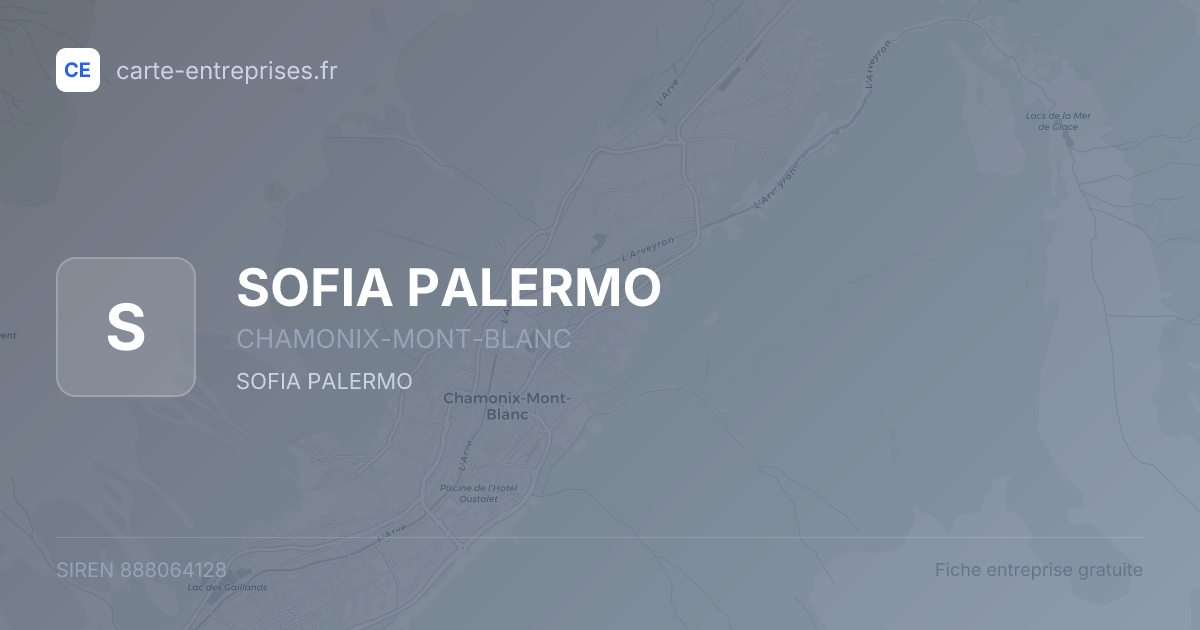 SOFIA PALERMO — 888064128 — fiche entreprise