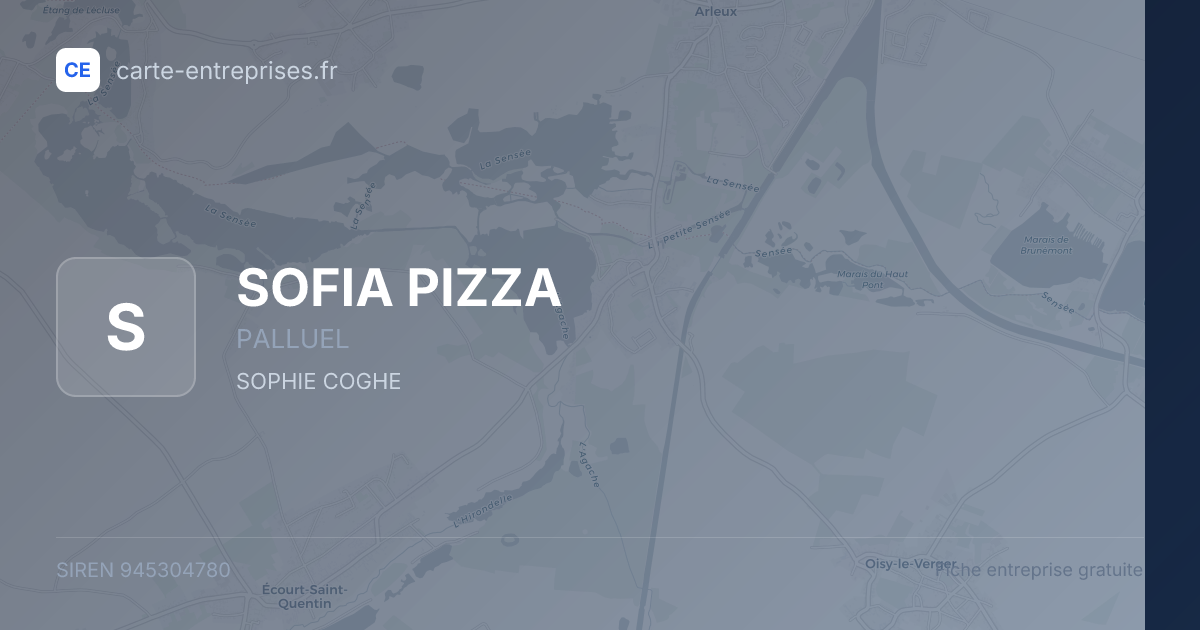 SOFIA PIZZA — 945304780 — fiche entreprise
