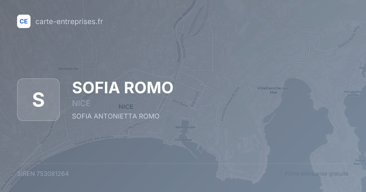 SOFIA ROMO — 753081264 — fiche entreprise