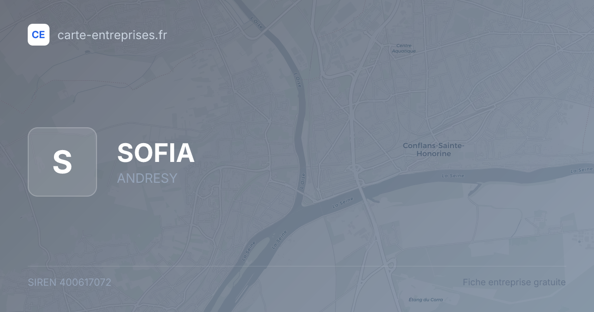 SOFIA — 400617072 — fiche entreprise
