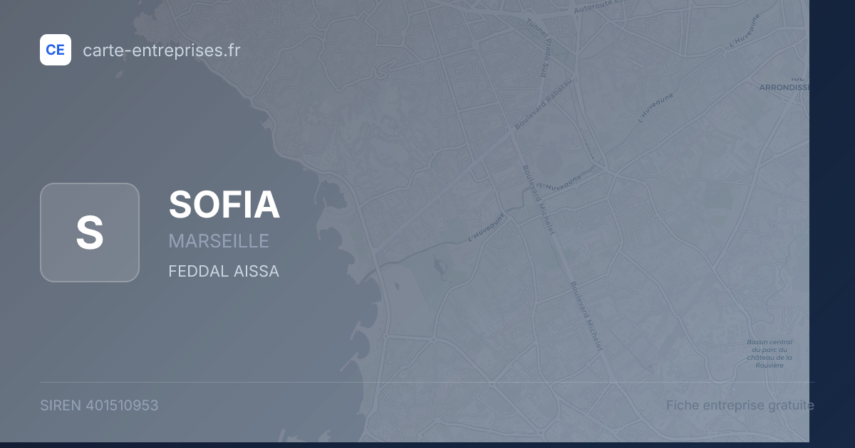 SOFIA — 401510953 — fiche entreprise