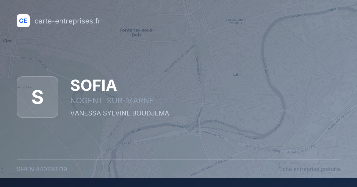 SOFIA — 440793719 — fiche entreprise