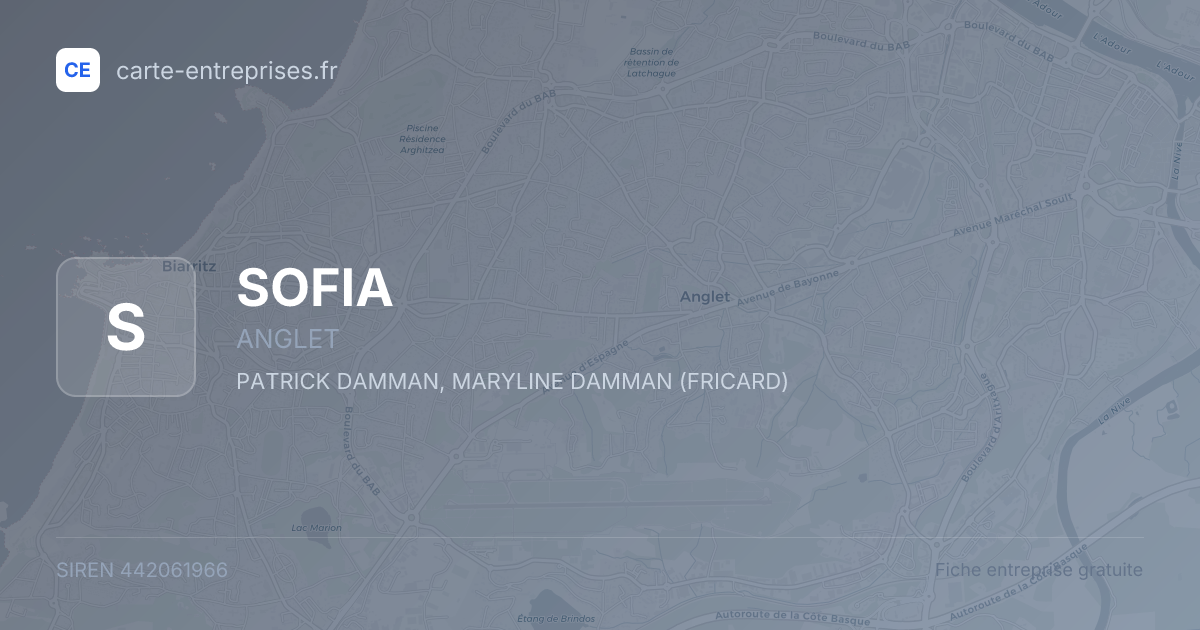 SOFIA — 442061966 — fiche entreprise