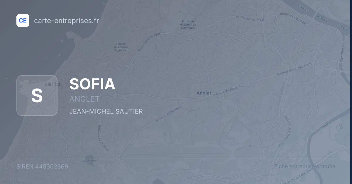 SOFIA — 448302869 — fiche entreprise