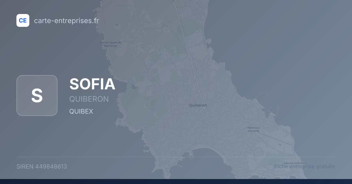 SOFIA — 449848613 — fiche entreprise