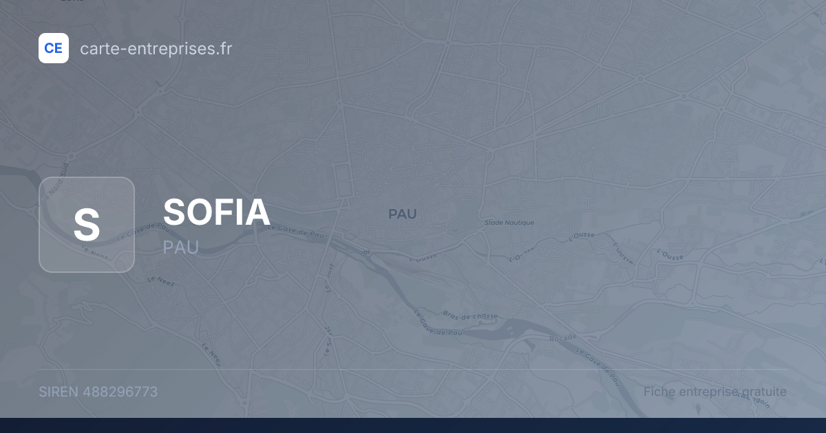SOFIA — 488296773 — fiche entreprise