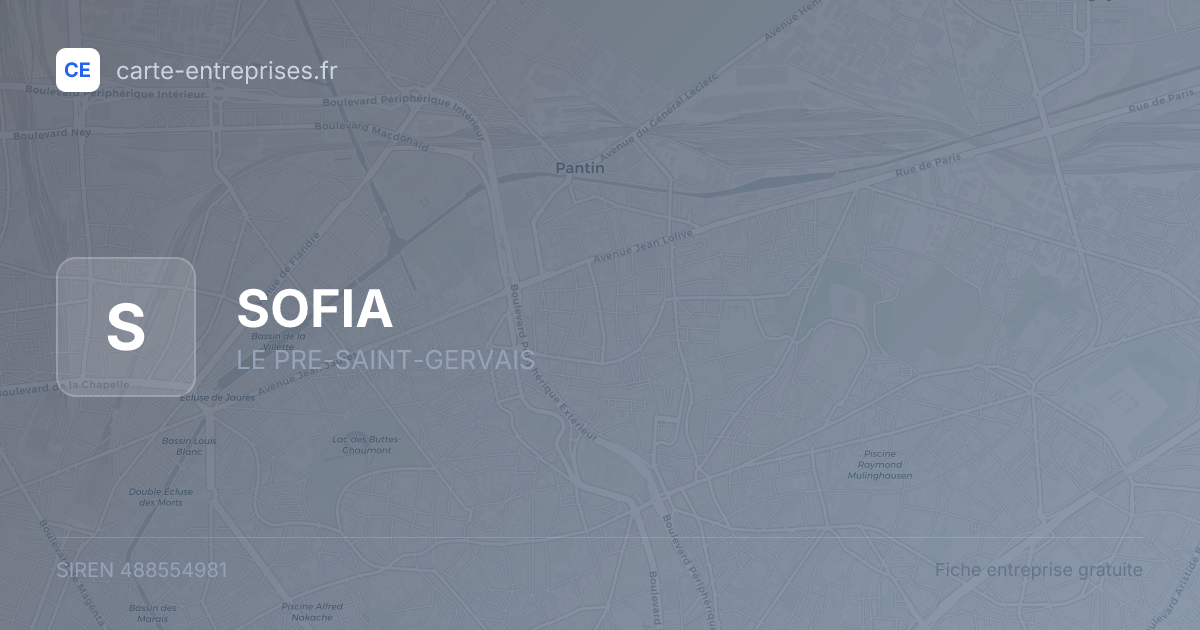 SOFIA — 488554981 — fiche entreprise