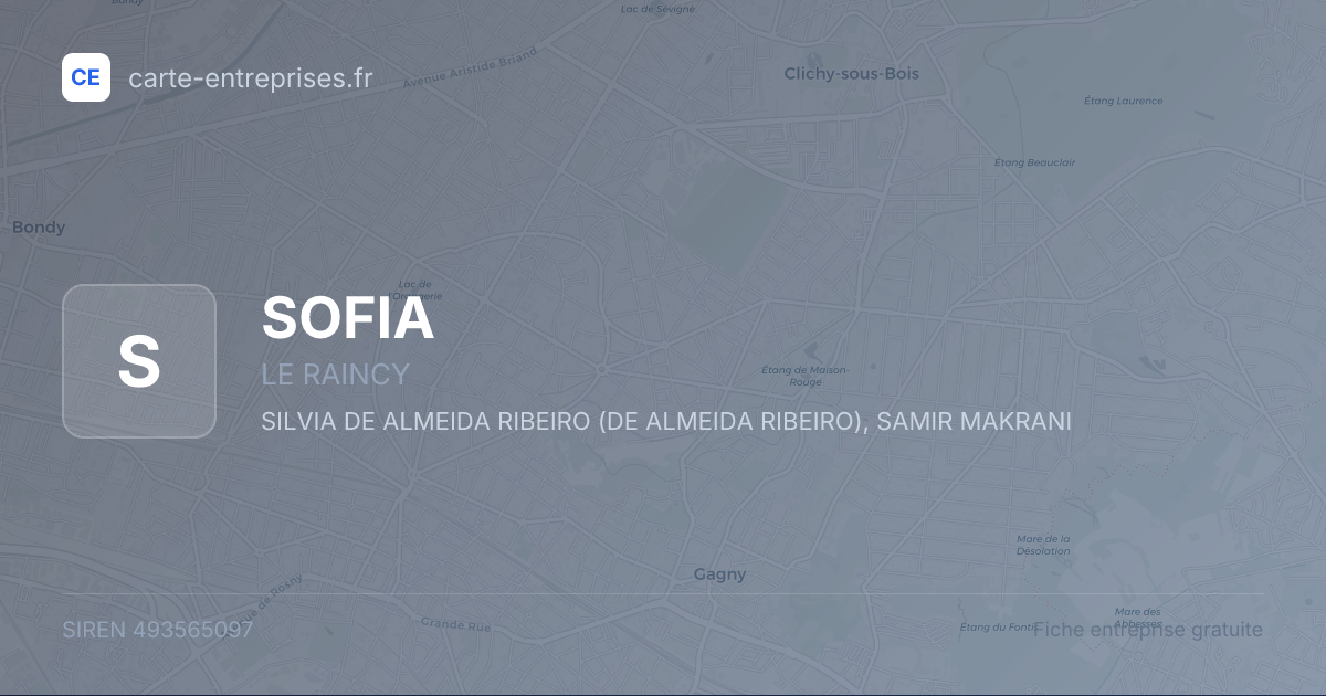 SOFIA — 493565097 — fiche entreprise