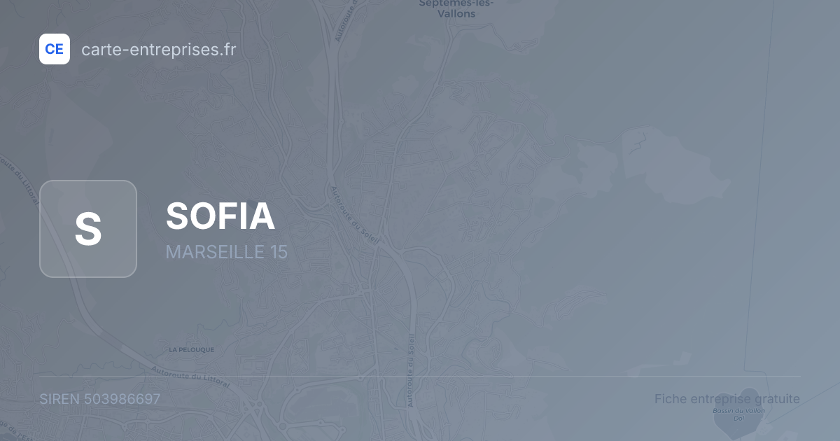 SOFIA — 503986697 — fiche entreprise