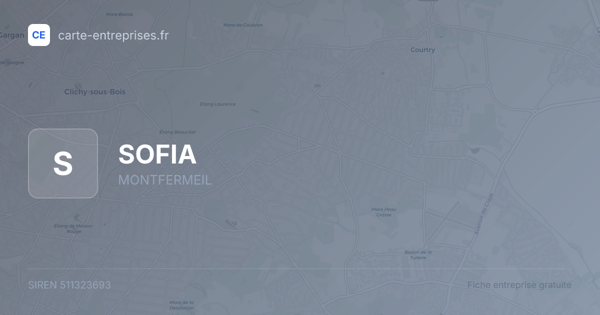 SOFIA — 511323693 — fiche entreprise