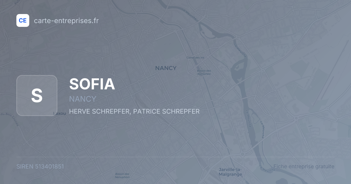 SOFIA — 513401851 — fiche entreprise