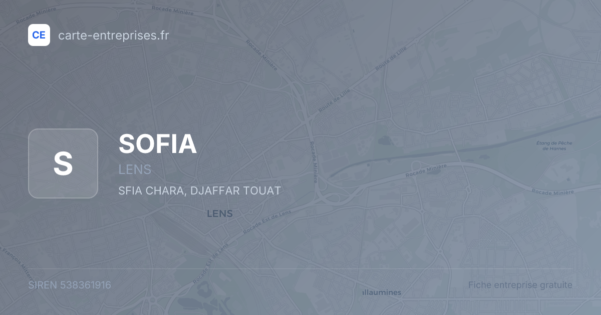 SOFIA — 538361916 — fiche entreprise