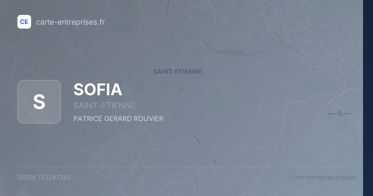 SOFIA — 753247345 — fiche entreprise