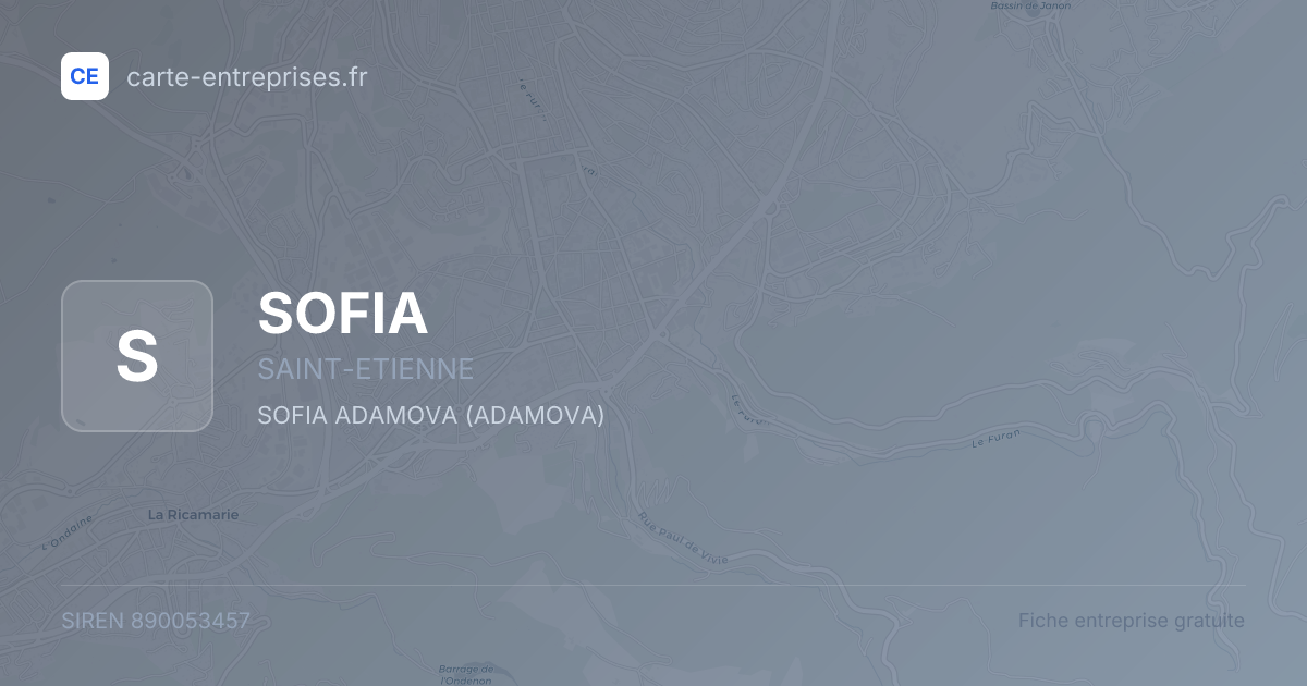 SOFIA — 890053457 — fiche entreprise
