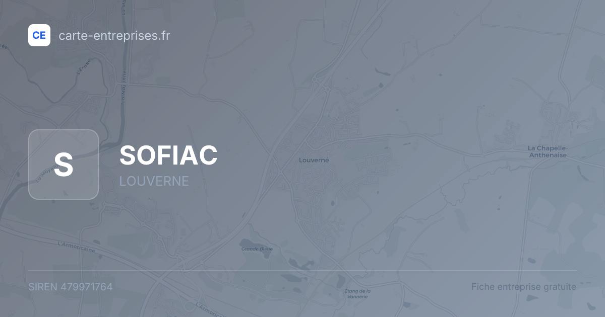 SOFIAC — 479971764 — fiche entreprise