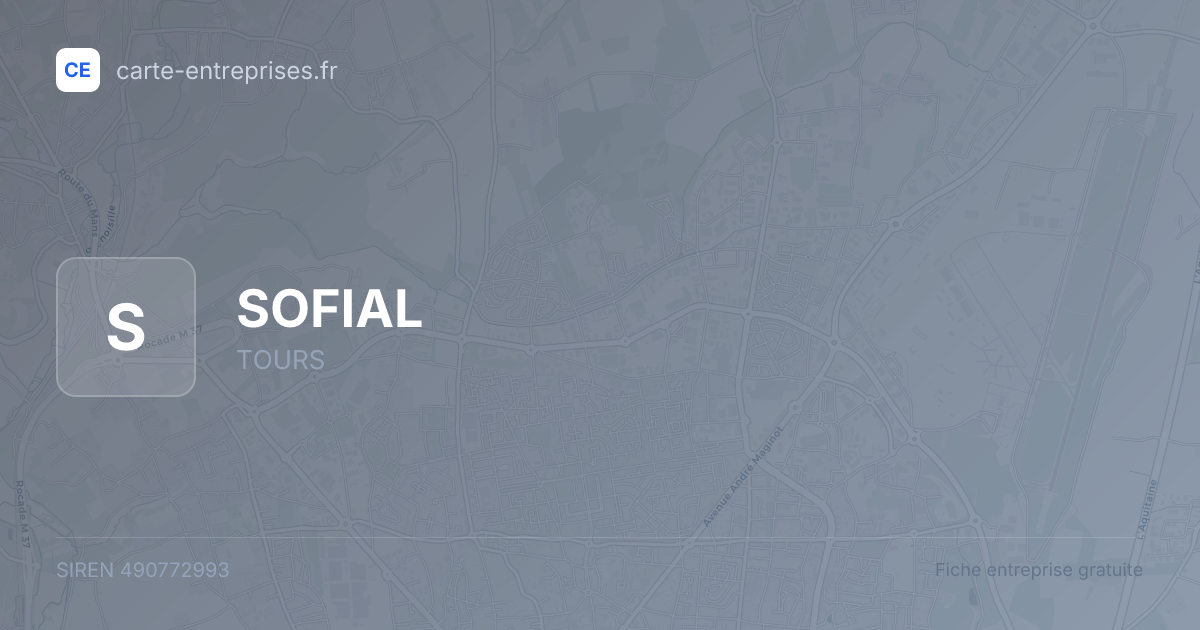 SOFIAL — 490772993 — fiche entreprise