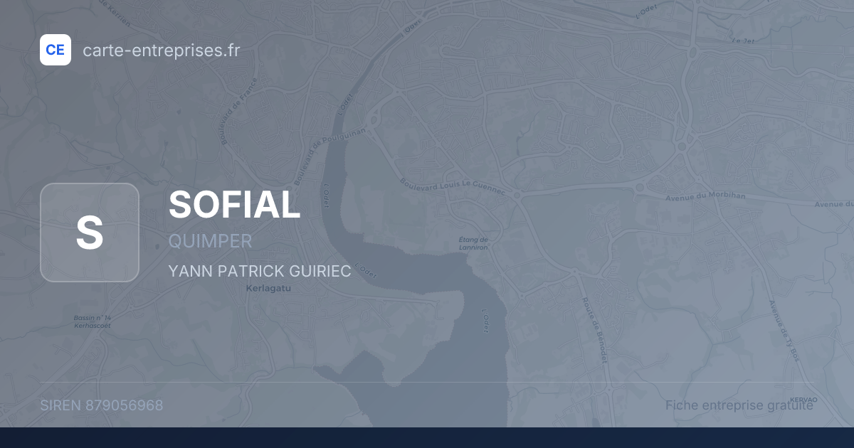 SOFIAL — 879056968 — fiche entreprise