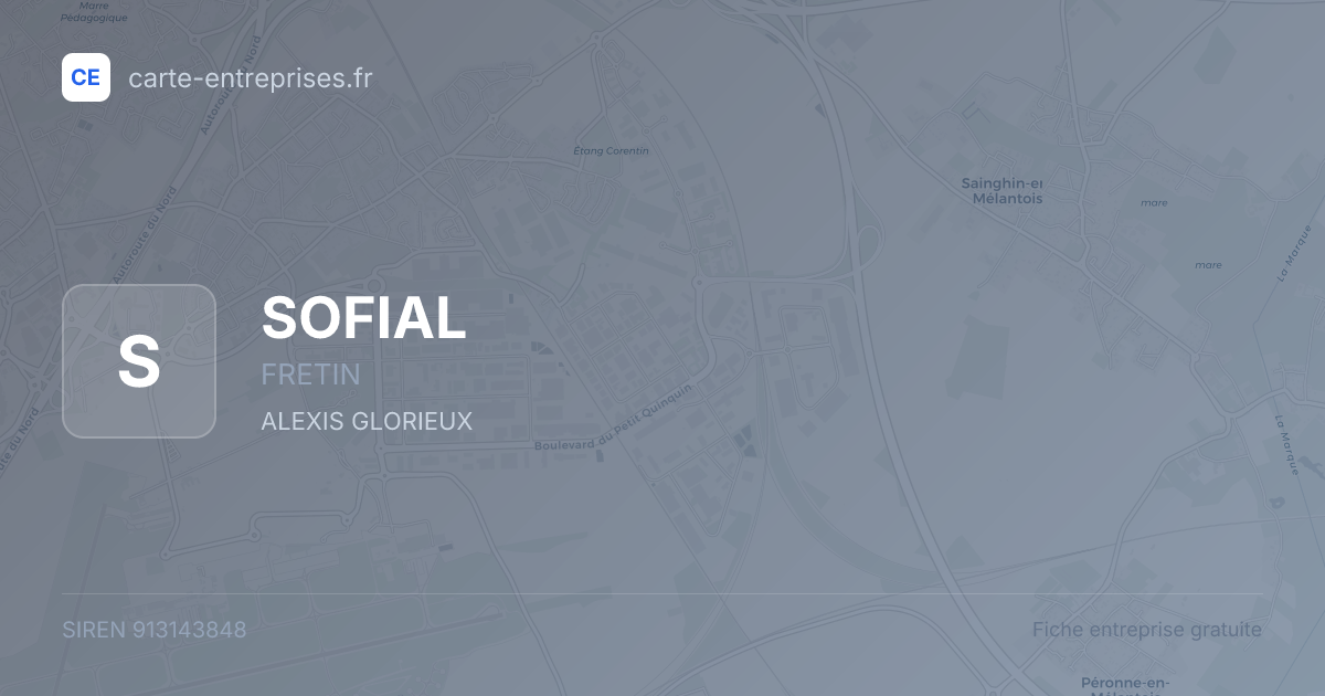 SOFIAL — 913143848 — fiche entreprise