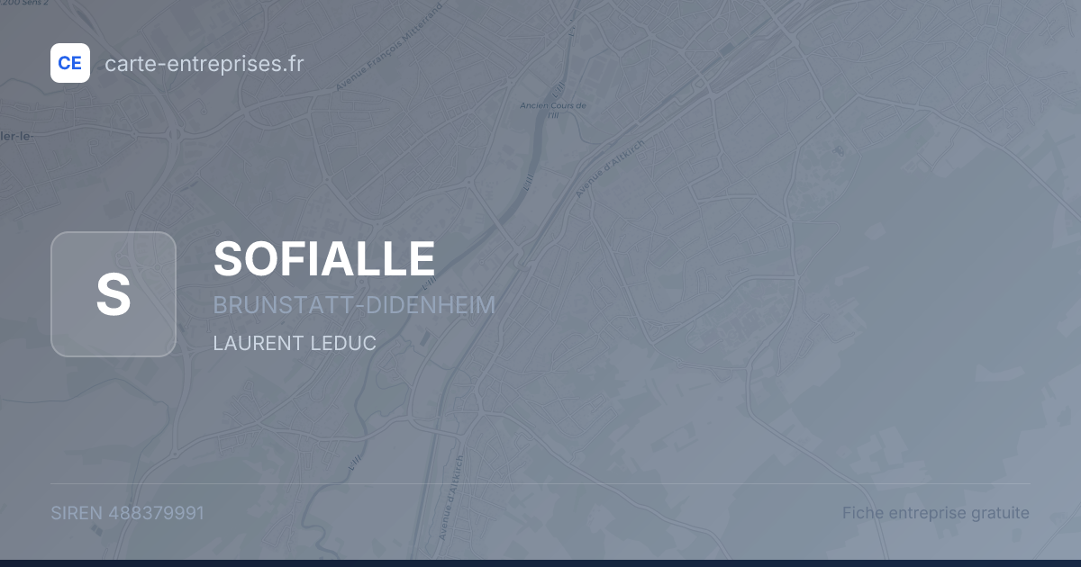 SOFIALLE — 488379991 — fiche entreprise