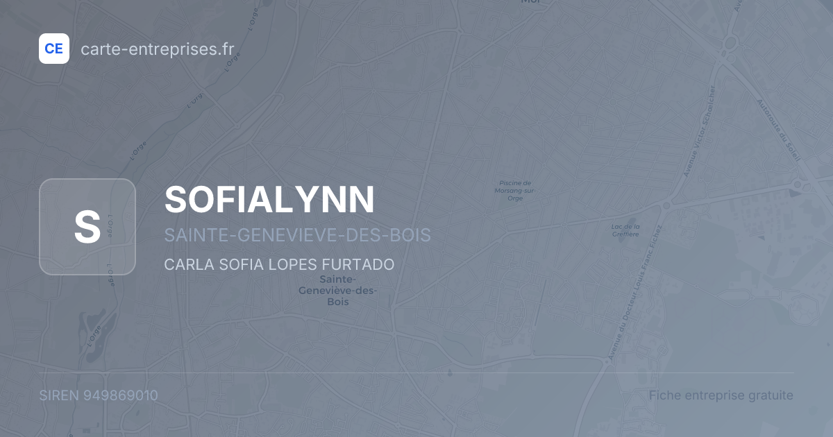 SOFIALYNN — 949869010 — fiche entreprise