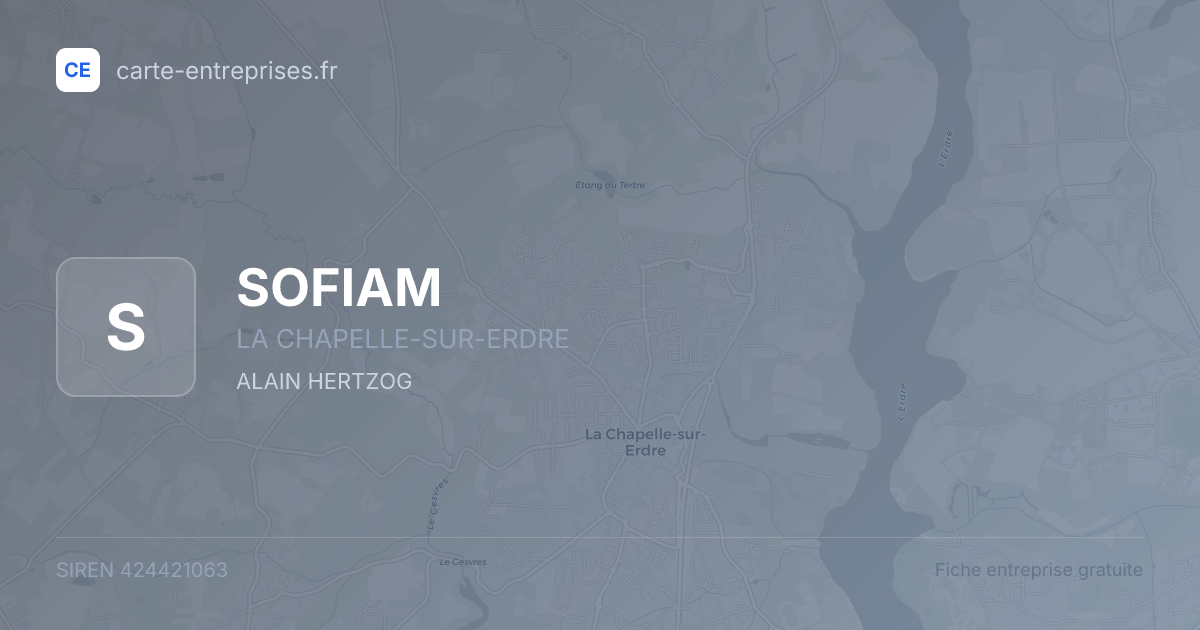 SOFIAM — 424421063 — fiche entreprise