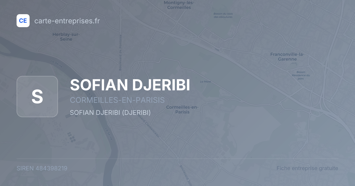 SOFIAN DJERIBI — 484398219 — fiche entreprise